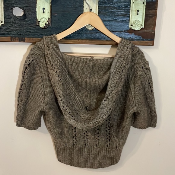 2/$25 Aeropostale Knit Cardigan with Hood Size Large - Picture 9 of 16